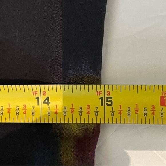 LOFT Black With Watercolor Floral Print Career Office Dress NWOT Size 4 - Picture 12 of 13